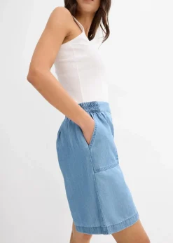 Outlet Schlupf-Shorts mit kühlendem Leinenanteil Damen Hosen|Shorts