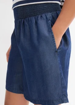 Damen bonprix Bekleidung·Outdoorbekleidung|Bekleidung·Kleider|Schlupf-Shorts mit Smockbund