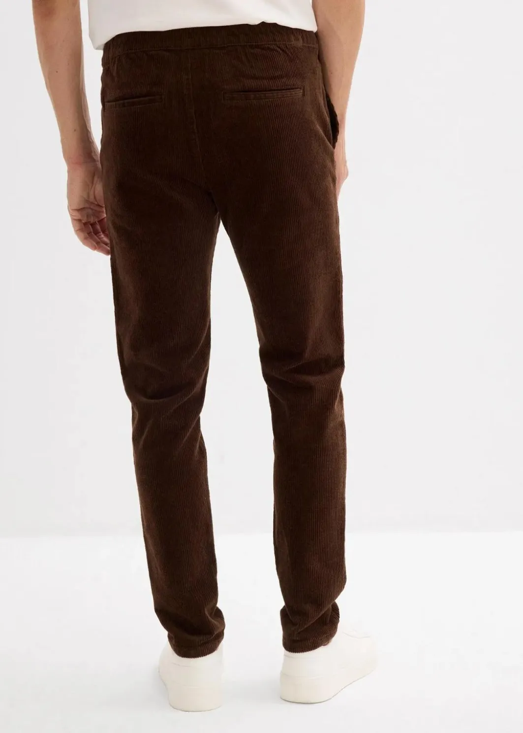 Herren bonprix Große Größen|Hosen|Schlupf-Stretch-Cordhose, Regular Fit