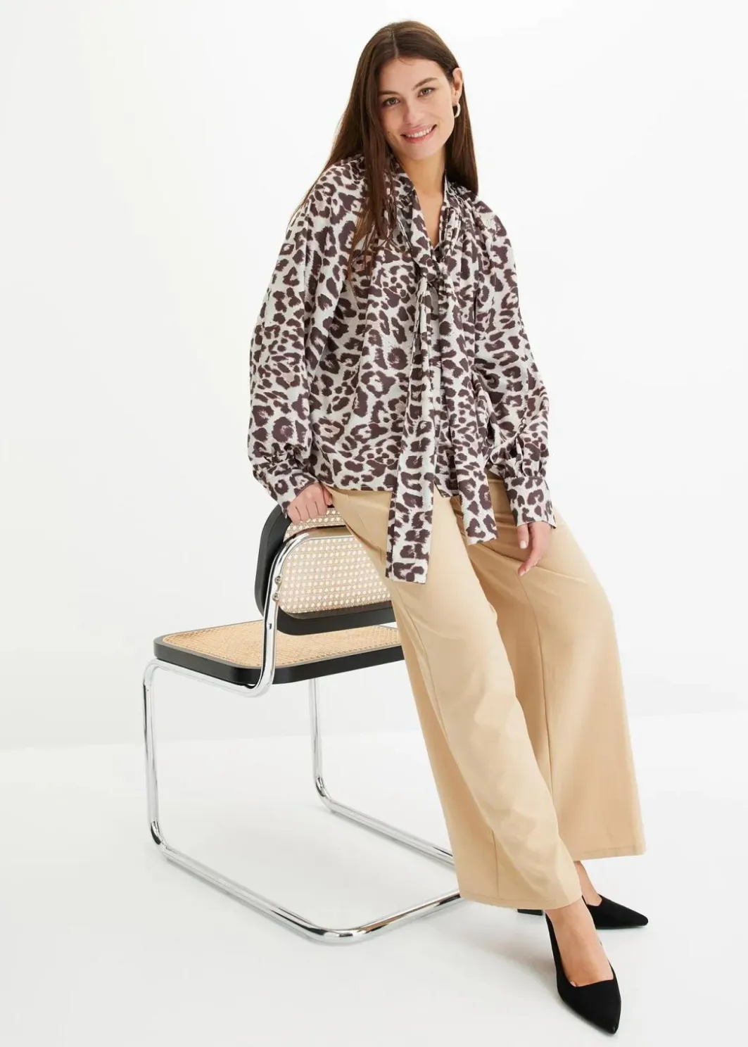 Outlet Schluppenbluse Damen Blusen & Tuniken|Nachhaltigere Materialien