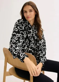 Damen bonprix Blusen & Tuniken|Nachhaltigere Materialien|Schluppenbluse