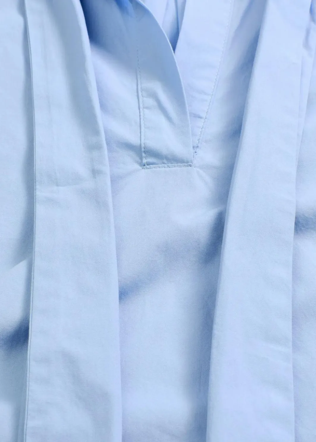 Discount Schluppenbluse aus reiner Baumwolle Damen Blusen & Tuniken|Bekleidung·Jacken & Mäntel