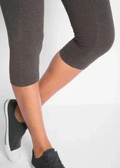 Damen bonprix Bekleidung·Röcke|Bekleidung·Kleider|Schmal geschnittene Capri-Leggings (2er Pack)