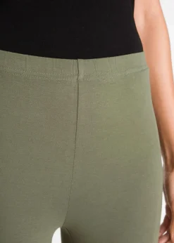 Hot Schmal geschnittene Capri-Leggings (2er Pack) Damen Hosen|Basics