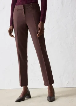 New Schmale Hose mit weichem Wollanteil Damen Bekleidung·Kleider|Hosen