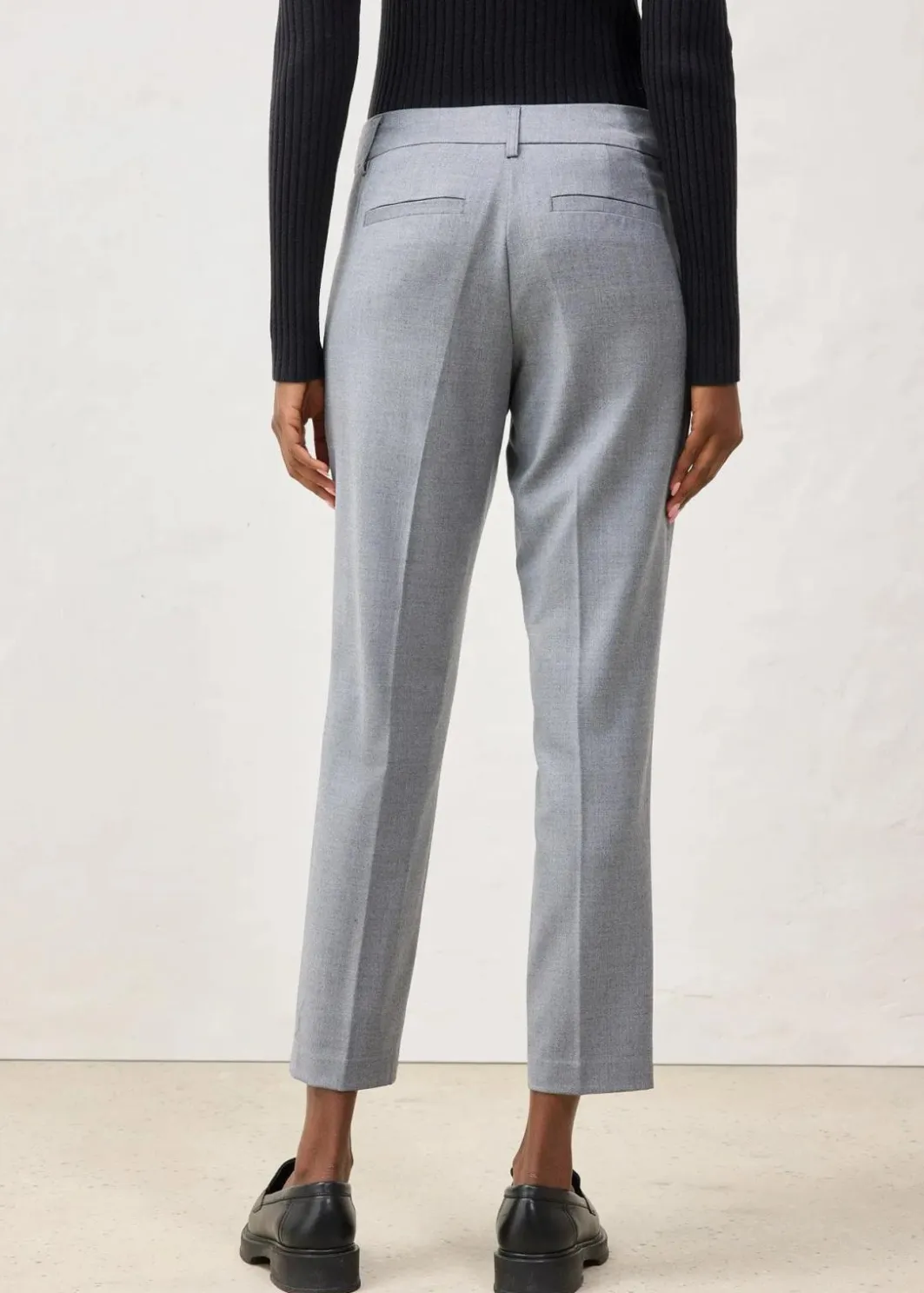 Damen bonprix Bekleidung·Kleider|Hosen|Schmale Hose mit weichem Wollanteil