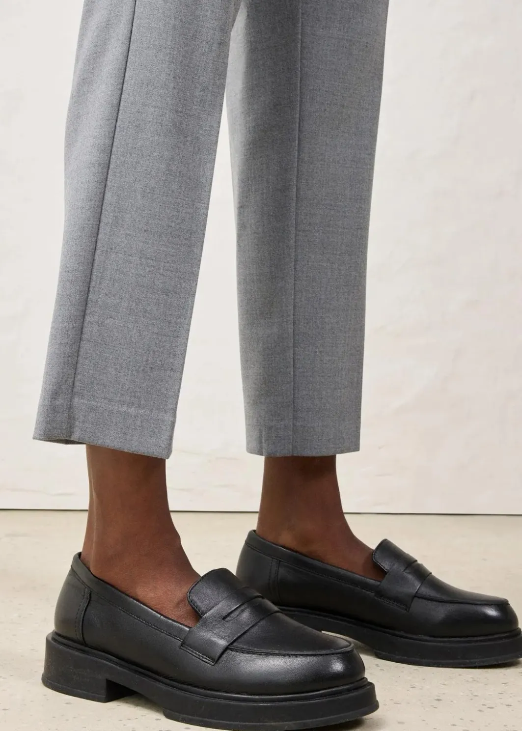 Damen bonprix Bekleidung·Kleider|Hosen|Schmale Hose mit weichem Wollanteil