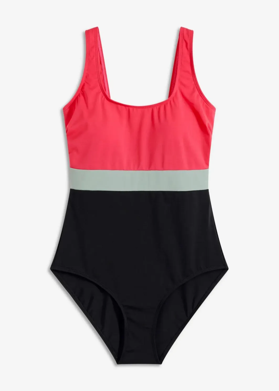Damen bonprix Sport Bademode|Badeanzüge|Schnelltrocknender Badeanzug mit Colorblocking