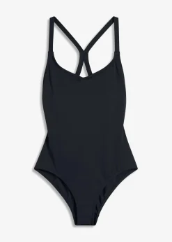 Damen bonprix Nachhaltigere Materialien|Badeanzüge|Schnelltrocknender Sport-Badeanzug mit Racerback