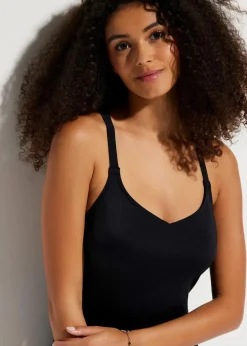 Damen bonprix Nachhaltigere Materialien|Badeanzüge|Schnelltrocknender Sport-Badeanzug mit Racerback