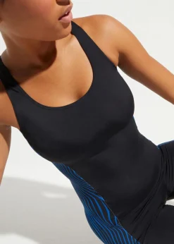 Schnelltrocknender Sport-Badeanzug in Langgröße mit Bein Damen Nachhaltigere Materialien|Sport Bademode