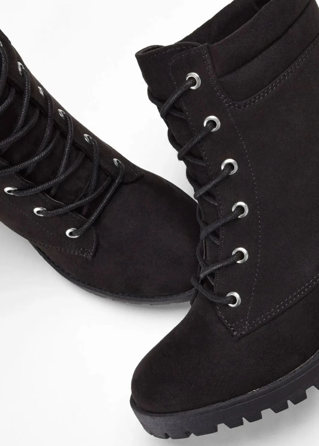 Clearance Schnürboots mit Blockabsatz Damen Boots