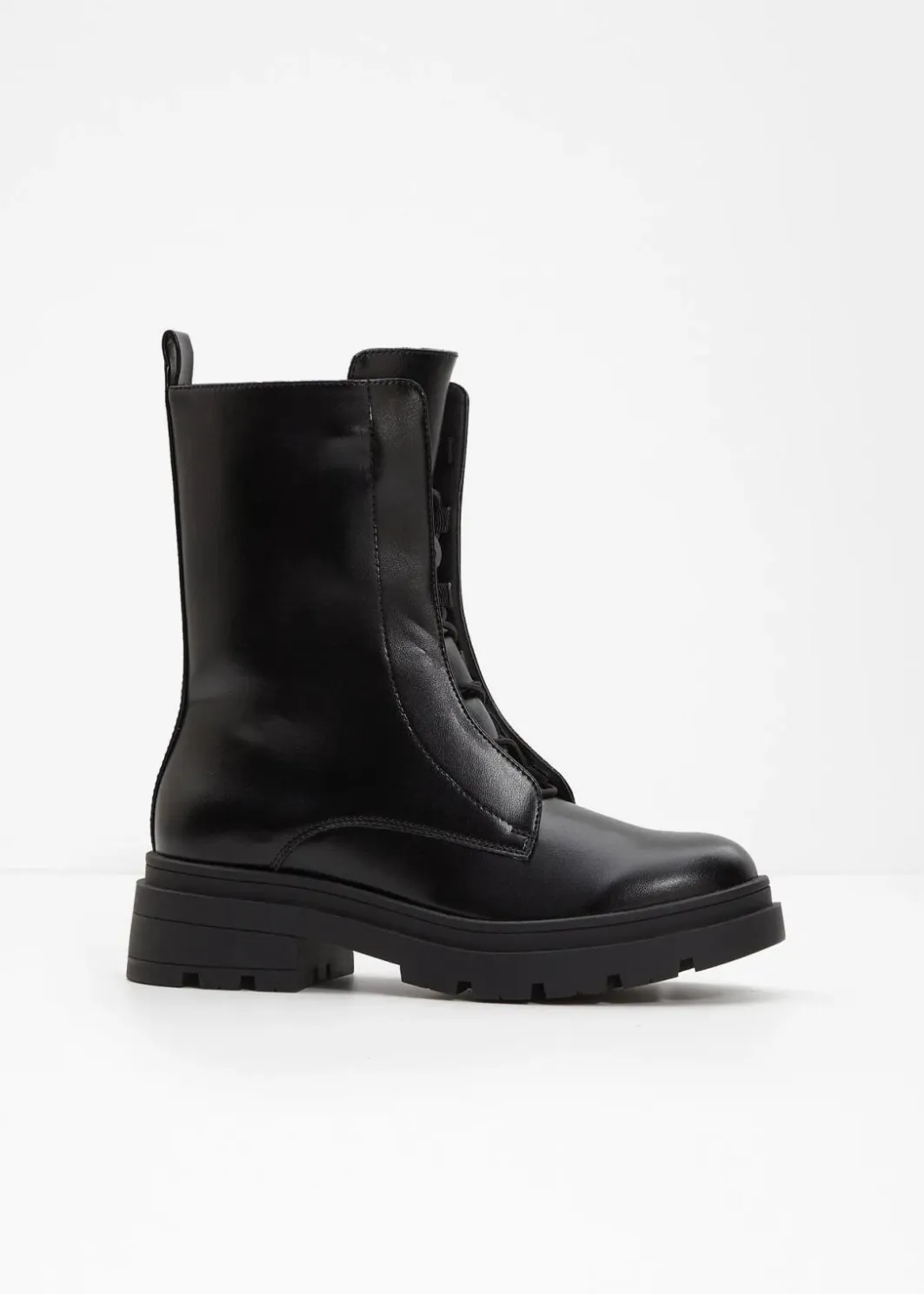 Outlet Schnürboots mit Profilsohle Damen Boots