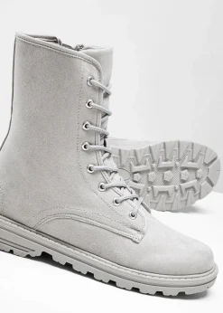 New Schnürboots mit Profilsohle Damen Gefütterte Winterschuhe|Boots