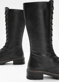 Damen bonprix Gefütterte Winterschuhe|Stiefel|Schnürstiefel