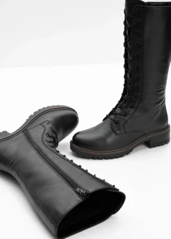 Damen bonprix Gefütterte Winterschuhe|Stiefel|Schnürstiefel