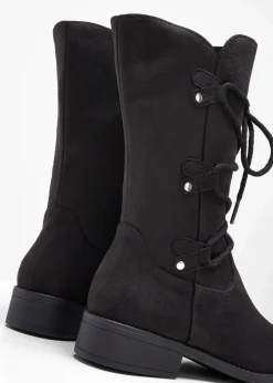 Damen bonprix Gefütterte Winterschuhe|Stiefel|Schnürstiefel