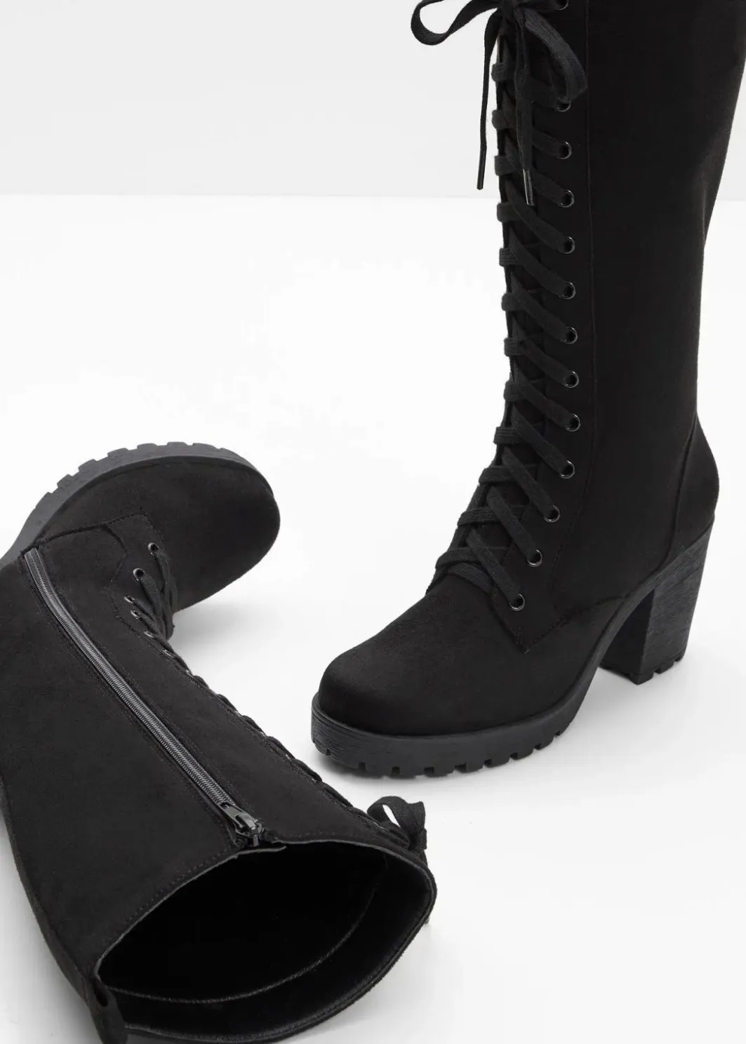 Damen bonprix Stiefel|Schnürstiefel