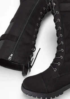 New Schnürstiefel Damen Stiefel