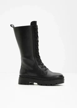 Damen bonprix Stiefel|Schnürstiefel