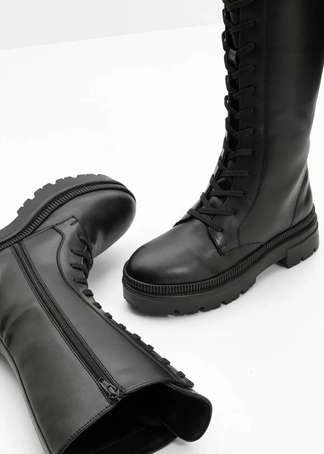 Damen bonprix Stiefel|Schnürstiefel