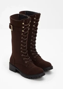 Schnürstiefel Damen Stiefel