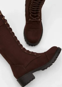 Schnürstiefel Damen Stiefel
