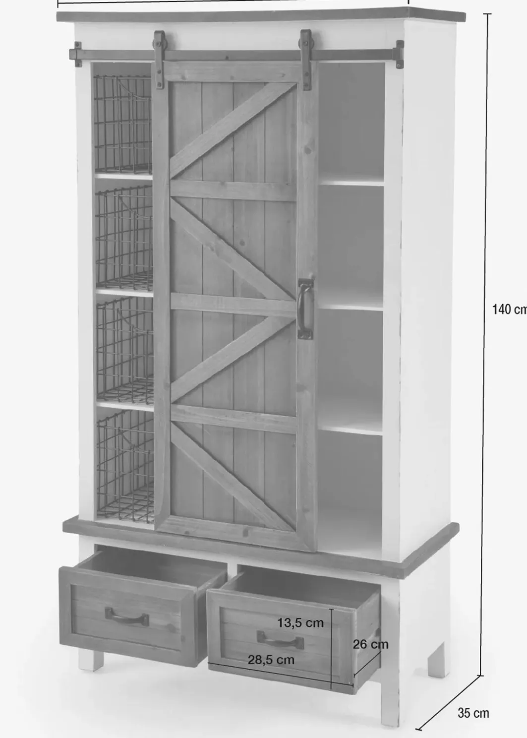 bonprix Schränke & Vitrinen|Schrank mit Schiebetür