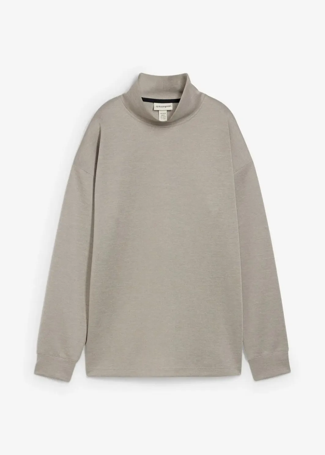 Damen bonprix Bekleidung·Röcke|Bekleidung·Blusen & Tuniken|Scuba-Shirt mit Stehkragen