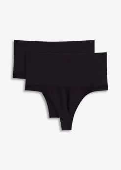 Damen bonprix Nachhaltigere Materialien|Seamless|Seamless Light Shape-String (2er Pack)