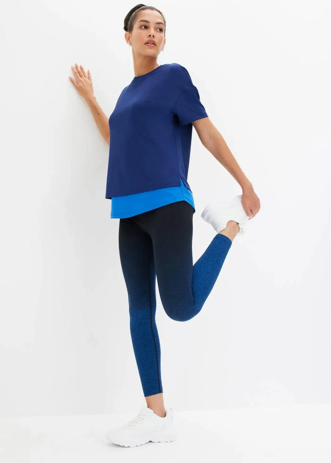 Outlet Seamless Sport-Leggings mit Farbverlauf, schnelltrocknend Damen Bekleidung·Sweat|Bekleidung·Kleider