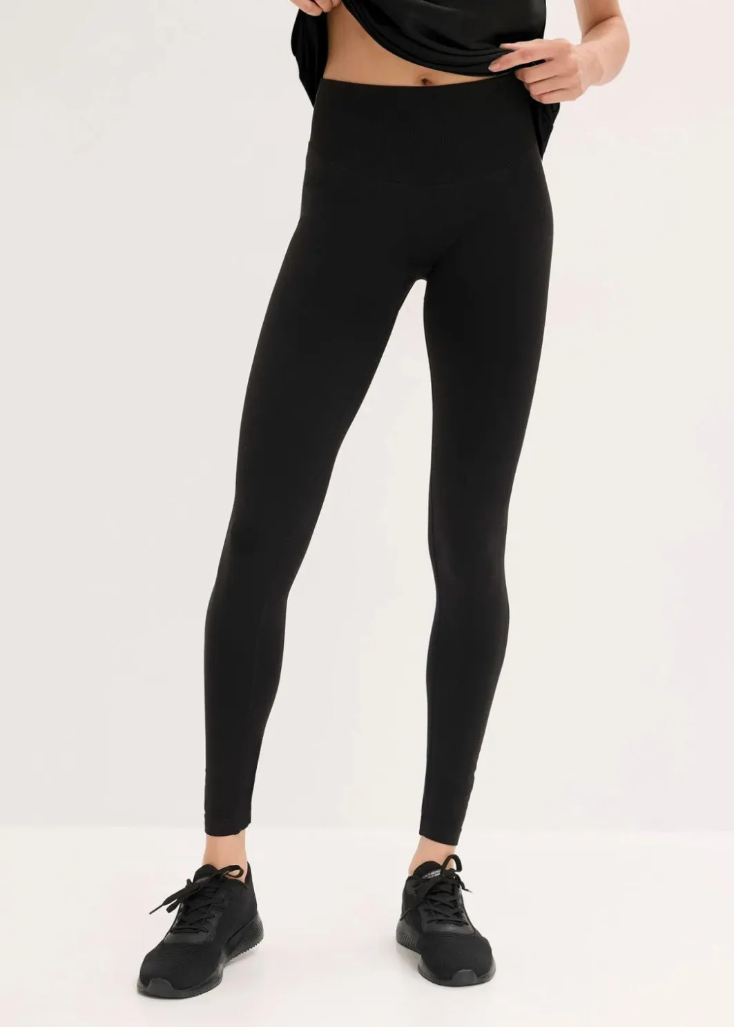 Damen bonprix Hosen|Sportbekleidung|Seamless Sport-Leggings Scrunch