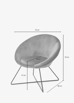 bonprix Sessel & Hocker|Sessel mit Metallgestell