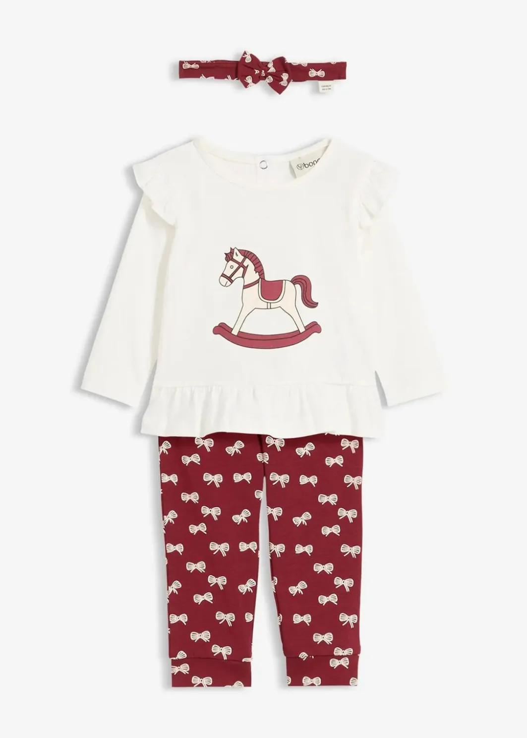 Discount Set aus Longshirt, Leggings und Stirnband aus reiner Bio-Baumwolle (3-tlg.Set) Kinder Shirts & Pullover|Overalls & Sets