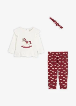 Discount Set aus Longshirt, Leggings und Stirnband aus reiner Bio-Baumwolle (3-tlg.Set) Kinder Shirts & Pullover|Overalls & Sets