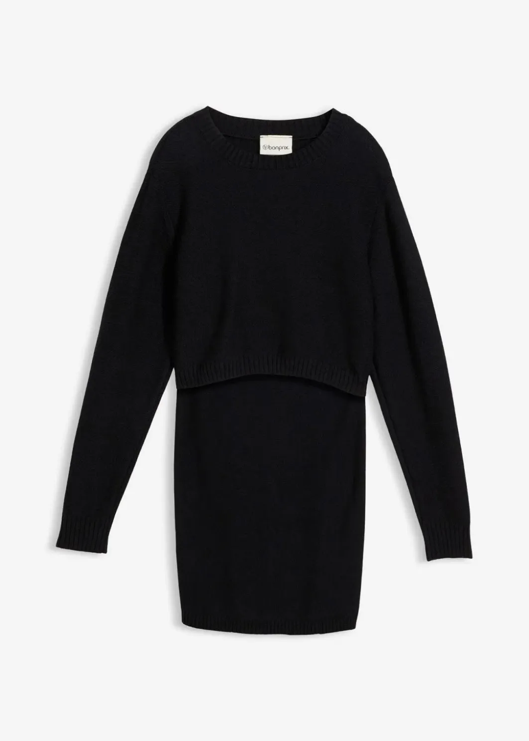 Hot Set aus Pullover und Rock für die Schwangerschaft und danach aus Bio-Baumwolle (2. tlg Set) Damen Bekleidung·Blazer|Umstandsmode