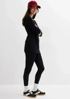 Clearance Set aus Umstands-Wickelshirt mit bequemer Leggings (2-tlg.Set) Damen Bekleidung·Blazer|Nachhaltigere Materialien