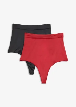 Clearance Shape String mit Glanzeffekt und leichter Formkraft (2er Pack) Damen Höschen|Shapewear