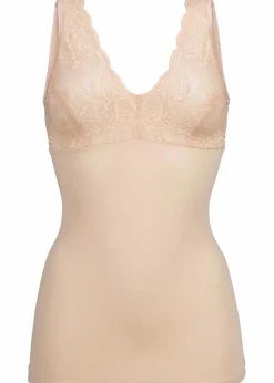 Shapetop mit Spitze und mittlerer Formkraft Damen Dessous|Shapewear