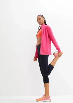 Damen bonprix Bekleidung·Sweat|Bekleidung·Kleider|Shaping Sport-Leggings mit Tasche, 3/4-Länge​
