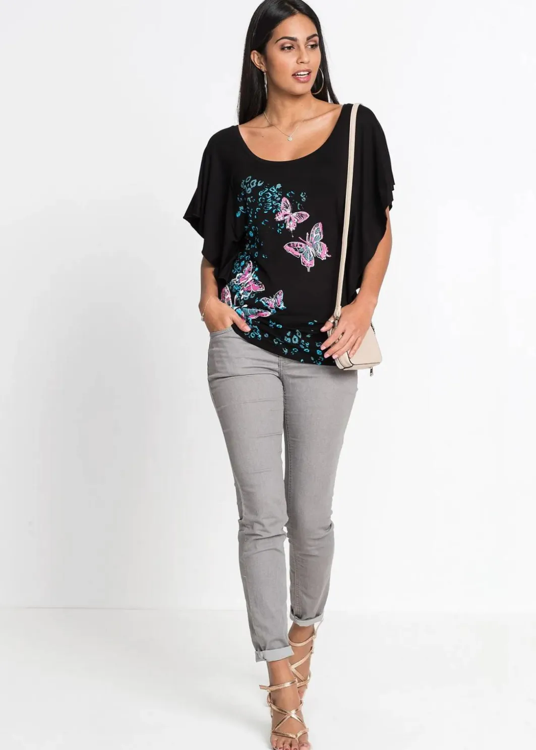 Damen bonprix Shirts & Tops|Nachhaltigere Materialien|Shirt