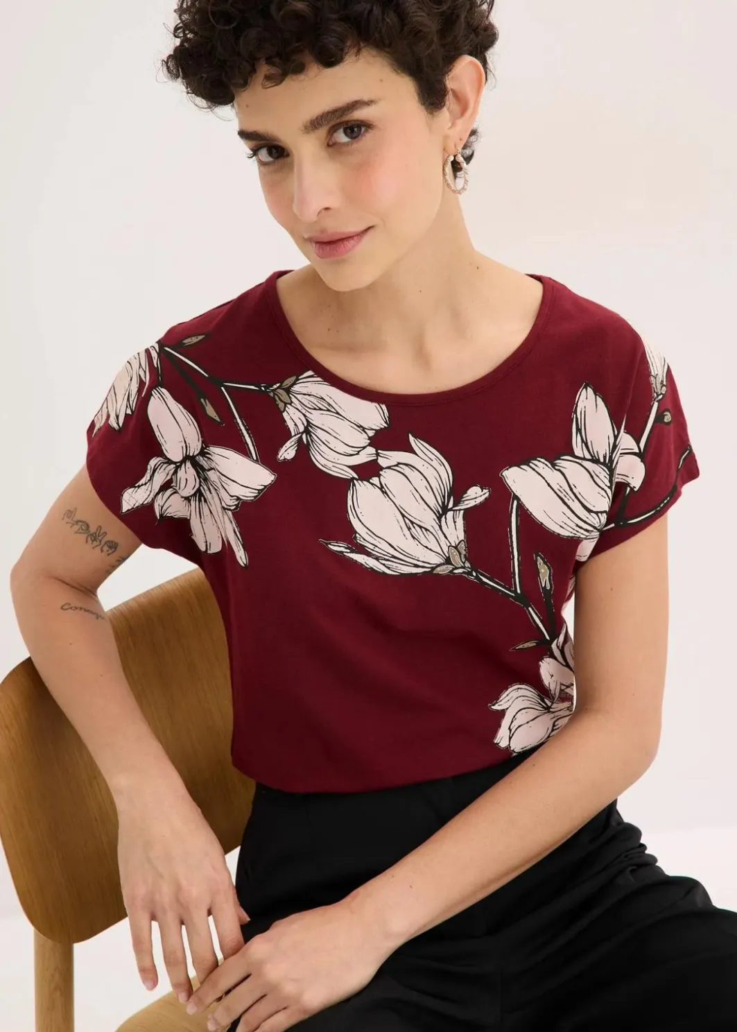 Damen bonprix Shirts & Tops|Nachhaltigere Materialien|Shirt
