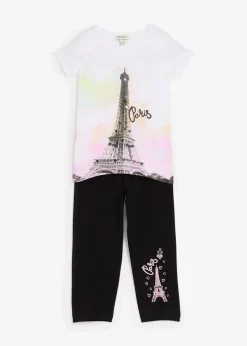 Sale Shirt + 3/4 Leggings aus reiner Bio-Baumwolle (2-tlg) Kinder Mädchen 9-16 Jahre·Shirts & Blusen|Mädchen 9-16 Jahre·Hosen & Leggings