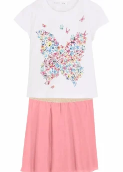 Clearance Shirt + Rock (2-tlg.Set) Kinder Mädchen 9-16 Jahre·Röcke|Mädchen 9-16 Jahre·Shirts & Blusen