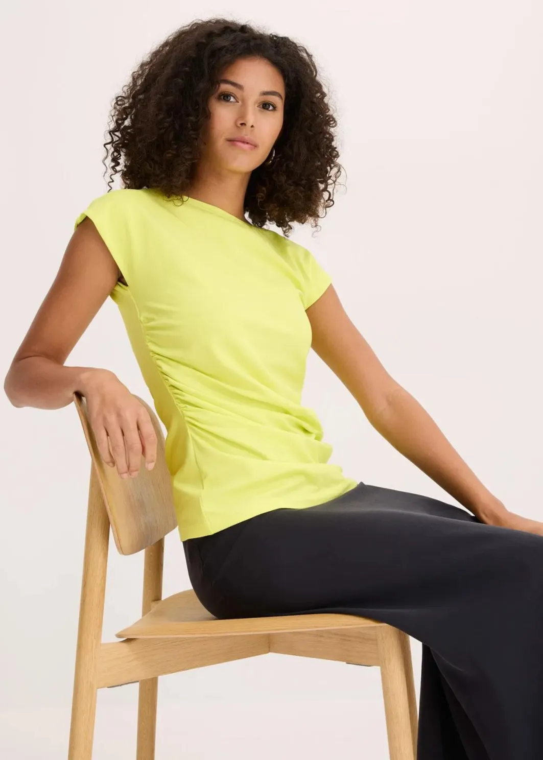 Damen bonprix Shirts & Tops|Shirt aus Baumwolle mit Stretch