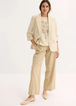 Damen bonprix Shirts & Tops|Shirt aus Baumwolle mit Nietenapplikation