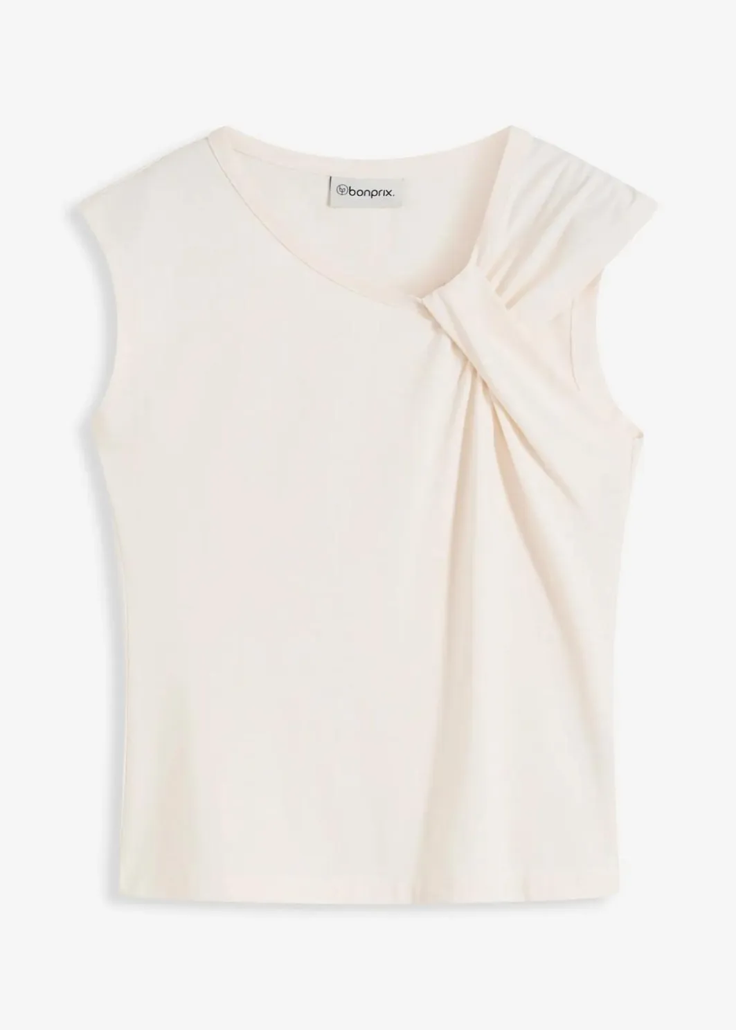 Damen bonprix Shirts & Tops|Shirt aus elastischem Baumwoll-Mix