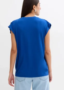 Online Shirt aus fließendem Viskose-Mix Damen Shirts & Tops