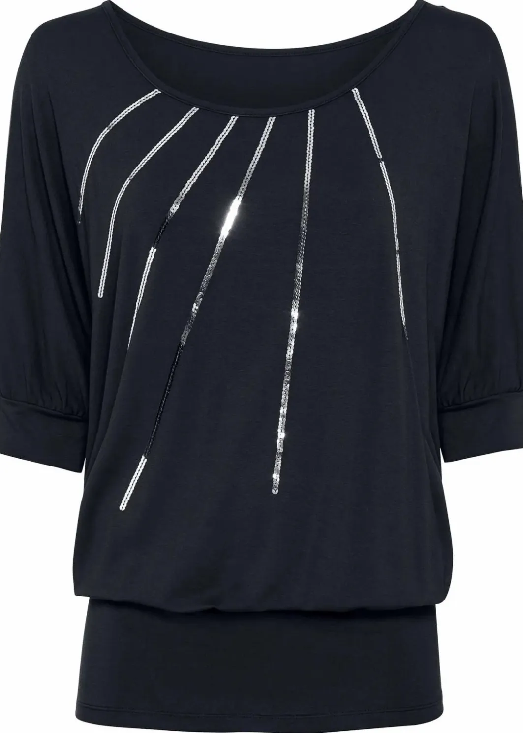 Shirt aus fließendem Viskose-Mix Damen Nachhaltigere Materialien|Shirts & Tops