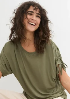 Damen bonprix Shirts & Tops|Shirt aus fließender Viskose